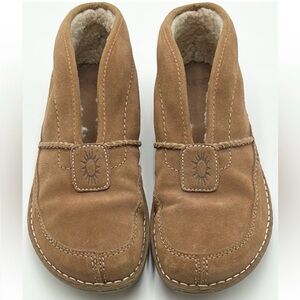 UGG Tan Suede Slip-On Slippers Size 11